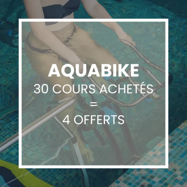Aquabike - 30 cours + 4 offerts